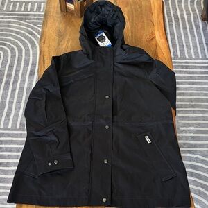 NWT Hunter Black Hooded Rain Coat